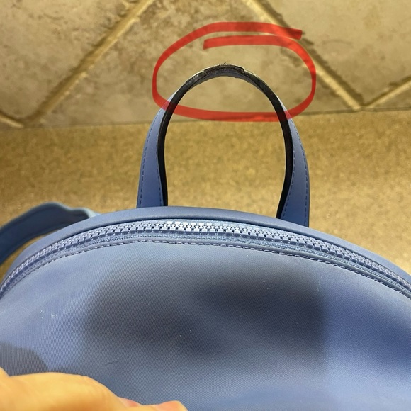 ✨Kate Spade ♠️ New York Nylon w/Leather Trim Backpack - Picture 9 of 11